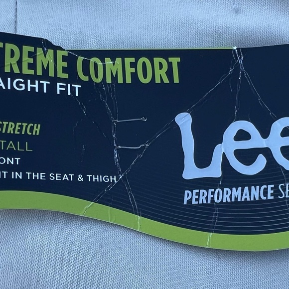 Men’s Lee Performance Series Straight Fit Pants Stone Active Stretch 44x34 New - Picture 10 of 13